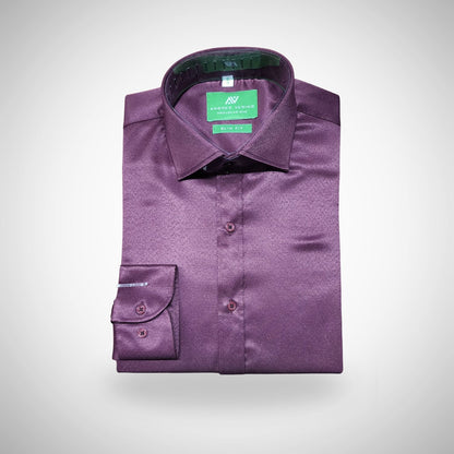 CAMISA ANDRE'E VERINO SLIMFIT - VINO LABRADO