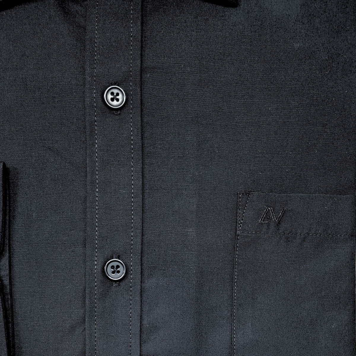 CAMISA ANDRE'E VERINO PREMIUM - COLOR ENTERO LISO NEGRO