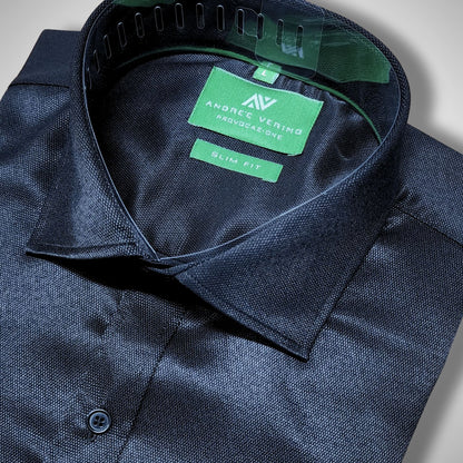 CAMISA ANDRE'E VERINO SLIMFIT - NEGRO LABRADO