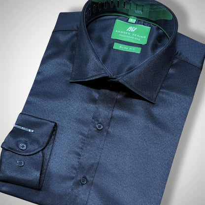 CAMISA ANDRE'E VERINO SLIMFIT - NEGRO LABRADO