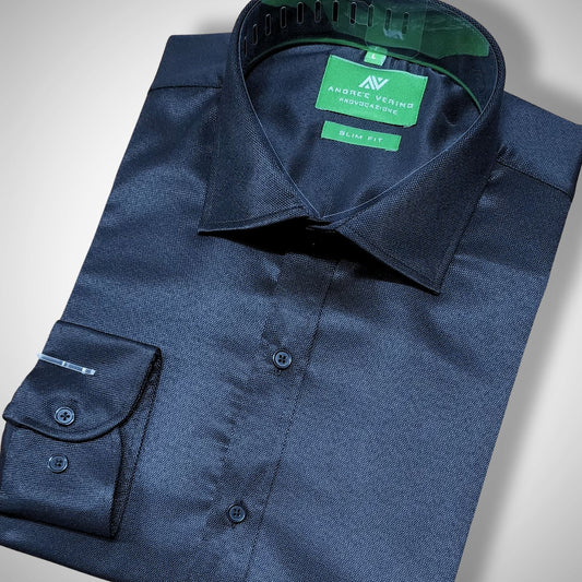 CAMISA ANDRE'E VERINO SLIMFIT - NEGRO LABRADO