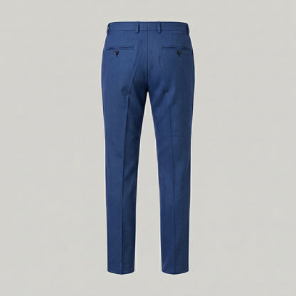 Pantalón sastre de vestir ModernFit color azul italiano
