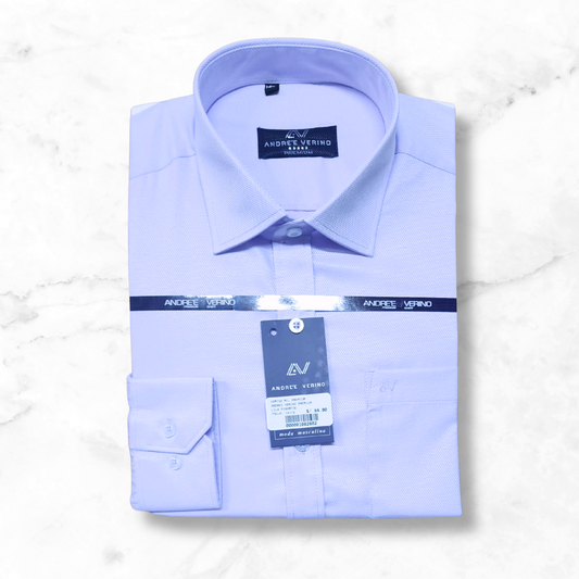 CAMISA ANDRE'E VERINO PREMIUM - LABRADO COLOR ENTERO LILA