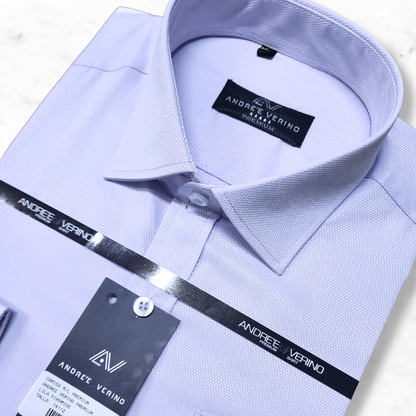 CAMISA ANDRE'E VERINO PREMIUM - LABRADO COLOR ENTERO LILA
